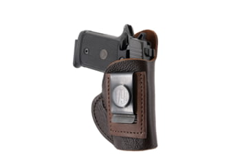 Image of 1791 Gunleather Fair Chase Leather IWB Holster, For Ruger LCR, Right Hand, Brown, Brown, 3, FCD-3-BRW-L