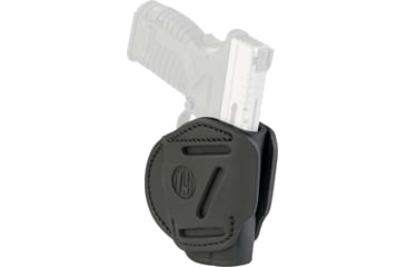 Image of 1791 Gunleather 3 Way Multi-Fit OWB Concealment Holster, Sig 228, Springfield XDS, Ambidextrous, Stealth Black, Size 4, 3WH-4-SBL-A