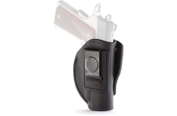 Image of 1791 Gunleather 4 Way Concealment &amp; Belt Leather Holster, Right Hand, Stealth Black, 4WH-1-SBL-R