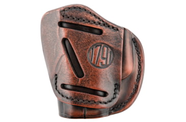 Image of 1791 Gunleather 4 Way Concealment and Belt Leather Holster, Glock 42 /Kahr Arms CM40/CM9, Right Hand, Size 02, Vintage, 4WH-2-VTG-R