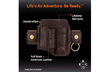 Image of 1791 Gunleather EDC Heavy Duty Action Snap Organizer, Large Flex, Burgundy, HD-AS-LF-BUR-A