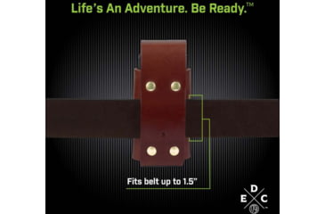 Image of 1791 Gunleather EDC Heavy Duty Easy Slide Solo Snap Organizer, Chestnut, HD-ES-SLS-CHN-A