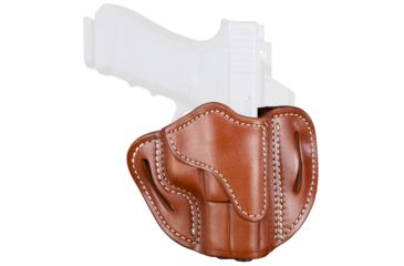 Image of 1791 Gunleather Optic Ready BH 2.1 Belt Holster, Right Hand, Size 2.1, Classic Brown, OR-BH2.1-CBR-R