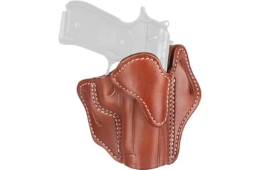 Image of 1791 Gunleather Optic Ready Open Top Multi-Fit Belt Holster 2.3, 1911, 4-5in, Right, Classic Brown, OR-BH2.3-CBR-R