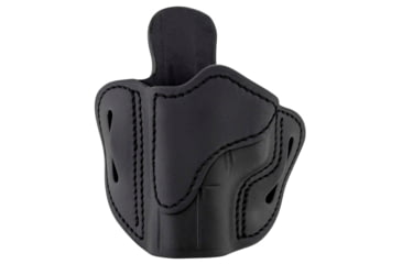 Image of 1791 Gunleather Optic Ready Open Top Multi-Fit Belt Holster 2.1, S&amp;W M&amp;P Shield/Springfield XD/Glock 17, Left Hand, Stealth Black, ORBH21SBLL