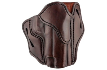 Image of 1791 Gunleather Optic Ready Open Top Multi-Fit Belt Holster 2.3, Walther PPQ /Glock 17, Right Hand, Signature Brown, ORBH23SBRR