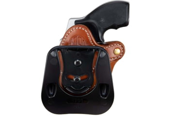 Image of 1791 Gunleather Paddle RVH1 J-Frame Revolver Holster, Size 1, Right Hand, Classic Brown, PDH-R1-CBR-R