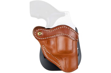 Image of 1791 Gunleather Paddle RVH1 J-Frame Revolver Holster, Size 1, Right Hand, Classic Brown, PDH-R1-CBR-R
