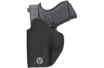 Image of 1791 Gunleather Premium Ballistic Nylon Size 3 IWB Holster, 1911 3in/ Bersa Thunder 380/ Glock 42/43/43X, Left Hand, Black, PNIWB3BLKL