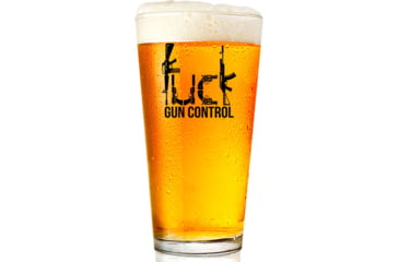 Image of 2 Monkey Trading F Gun Control Americana Pint Glass, 16oz, 2M1012177S