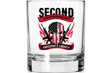 Image of 2 Monkey Trading Freedom &amp; Liberty Americana Pint Glass, 16oz, 2M1015101S