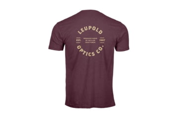 Image of Leupold Skilled Craftsmen T-Shirts - Men's, Maroon, Large, 184127