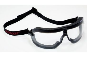 Image of 3M Fectoggles Safety Goggles w/Foam and Elastic Headband,Clear Anti-Scratch/Anti-Fog Lens,Large,10/case 16412-00000-10