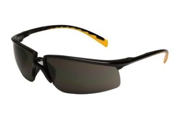 Image of 3M Privo Protective Eyewear, Black Frame, Orange Accent Temple Tips,Gray Anti-Fog Lens, 20/CS 12262-00000-20