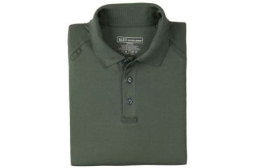 Image of 5.11 Tactical Performance Long Sleeve Polo - Men's, Small, Regular, L.E. Green, 72049-860-S