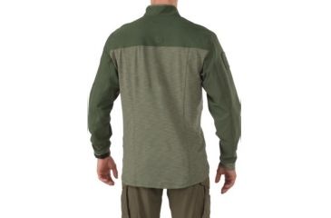 Image of 5.11 Tactical Rapid Response 1/4 Zip, Tdu Green - 72415190XL