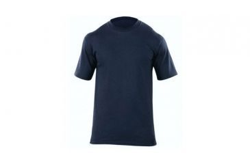 Image of 5.11 Tactical Station Wear Short Sleeve T-Shirt - Men's, Fire Navy, M, 40050-720-M