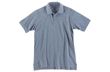 Image of 5.11 Tactical Professional Short Sleeve Polo - Men's, 2XL, Tall, Heather Grey, 41060T-016-2XL