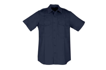 Image of 5.11 Tactical PDU Class B Short Sleeve Twill Shirt - Women's, Midnight Navy, MT, 61159-750-M-T
