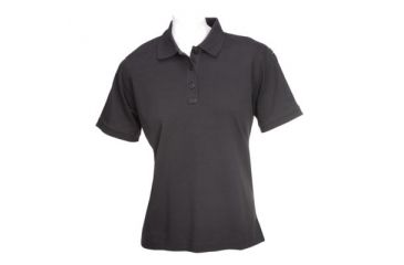 Image of 5.11 Tactical Tactical Short Sleeve Polo - Women's, Black, S, 61164-019-S