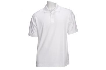 Image of 5.11 Tactical Tactical Short Sleeve Polo - Men's, White, 2XL, 71182-010-2XL