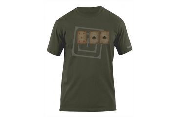 Image of 5.11 Tactical Card Tricks Logo T Shirt - Od Green - XL 41006AG-182-XL
