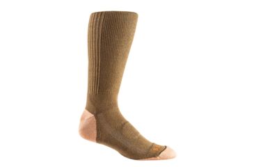 Image of 5.11 Tactical Cupron Year Round OTC Sock - Mens, Dark Coyote, Large/Extra Large, 10043-106-L/XL