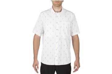 Image of 5.11 Tactical Five-O Covert Shirt, WHITE, XL 71357-WHITE-XL