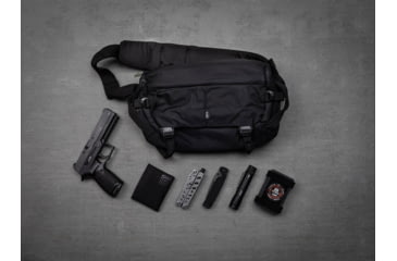 Image of 5.11 Tactical LV8 Nylon Sling Pack, Black, 56792-019-1SZ