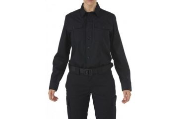 Image of 5.11 Tactical Stryke PDU Class B Long Sleeve Shirt - Women's, Midnight Navy, XLR, 62010-750-XL-R