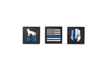 Image of 5.11 Tactical Thin Blue 1x1 Patch, 3-pack - Unisex, Blue, 1 SZ, 81757-676-1 SZ