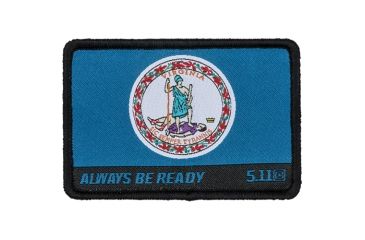 Image of 5.11 Tactical Virginia Flag Patch - Unisex, Multi, 1 SZ, 81215-999-1 SZ