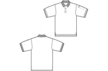 Image of 5.11 Tactical Professional Short Sleeve Polo - Men's, Large, Regular, White, 41060-010-L