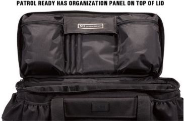 Image of 5.11 Tactical Patrol Ready Bag, 40L, Black, 1 SZ, 59012ABR-019-1 SZ