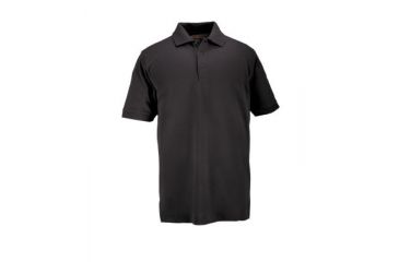 Image of 5.11 Tactical Professional Short Sleeve Polo - Men's, Small, Regular, Black, 41060-019-S