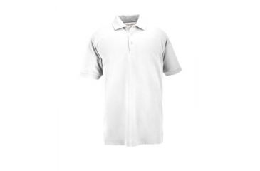 Image of 5.11 Tactical Professional Short Sleeve Polo - Men's, Large, Regular, White, 41060-010-L