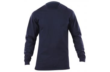 Image of 5.11 Tactical Station Wear Long Sleeve T-Shirt - Men's, Fire Navy, L, 40052-720-L