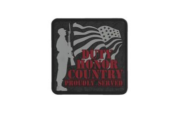 Image of 5IVE STAR GEAR Duty Honor Morale Patch, 2.5in x 2in, 6742000