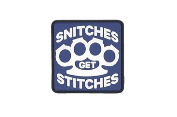 Image of 5IVE STAR GEAR Snitches Morale Patch, 2.5in x 2in, 6694000