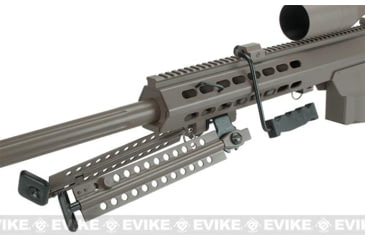 Image of 6mmProShop Barrett Licensed M82A1 Long Range Airsoft AEG Sniper Rifle, Full Size, Desert, SW-02-TanM82A1