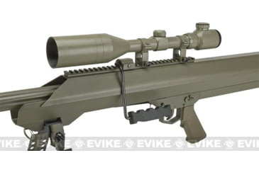 Image of 6mmProShop Barrett Licensed M99 Bolt Action Airsoft Long Range Sniper Rifle, Rifle &amp; Bipod Only, Desert, SW-01-TAN