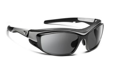 Image of 7 Eye Air Dam Rocker Sunglasses w/ Interchangeable Lens,Matte Silver Frame,SV Gray Module, SV Clear  Module,S-L 4954P1