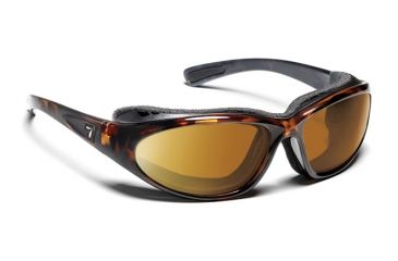 Image of 7 Eye Air Shield Sunglasses Bora,SharpView Polarized Copper Lens,Dark Tortoise Frame,L-XL 140654