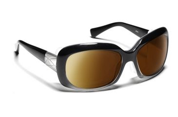 Image of Oasis/ SharpView Copper, Glossy Black Frame Female Sunglasses, L-XL