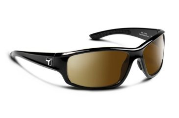 Image of 7 Eye Signature Series Rake Sunglasses,Photochromic Day Night Contrast Lens,Glossy Black Frame,M-XL 910528