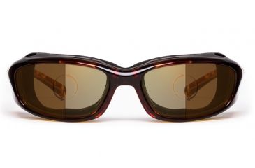 Image of 7Eye by Panoptix AirShield Sierra Sunglasses, RX Ready, Light Tortoise Frame, Photochromic Day/Night Contrast Lens, S-L 346027