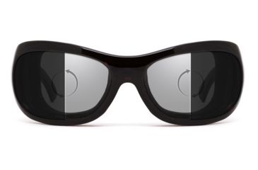Image of 7Eye by Panoptix Womens AirShield Sedona Sunglasses, RX Ready, Ruby Fade Frame, Photochromic Day/Night DARKshift Lens, M-L 326416