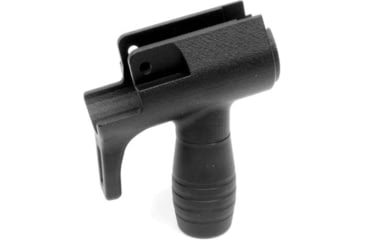 Image of A3 Industries Modular Vertical Foregrip For HK MP5-K, 100 Degree, w/ Hand-Stop And 2.00In Grooved Aluminum Grip, Black, VFG-165