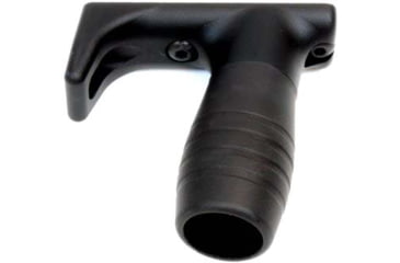 Image of A3 Industries Modular Vertical Foregrips, 100 Degree, M-LOK, w/ Handstop, 2.00In Grooved Aluminum Grip, Polymer Base, Black, VFG-115