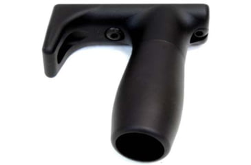 Image of A3 Industries Modular Vertical Foregrips, 100 Degree, M-LOK, w/ Handstop, 2.00In Smooth Aluminum Grip, Polymer Base, Black, VFG-114
